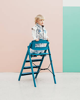 KAOS KLAPP High Chair + Newborn Set - Blue and Sand - 100% Recycled Materials High Chairs