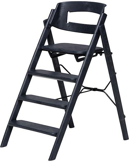 KAOS KLAPP High Chair + Newborn Set - Charcoal Black - 100% Recycled Materials High Chairs
