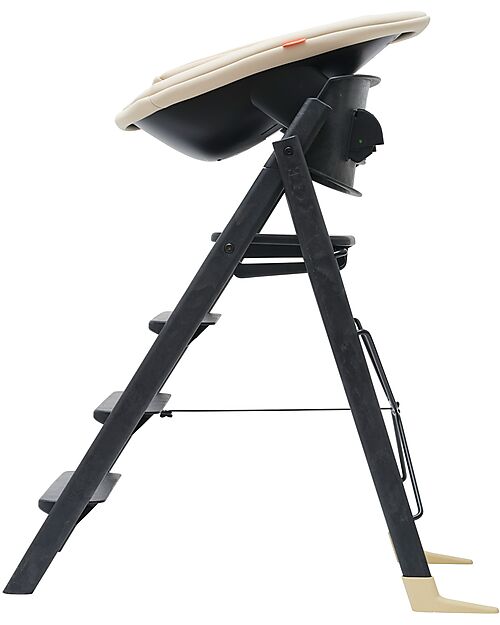 KAOS KLAPP High Chair + Newborn Set - Charcoal Black - 100% Recycled Materials High Chairs