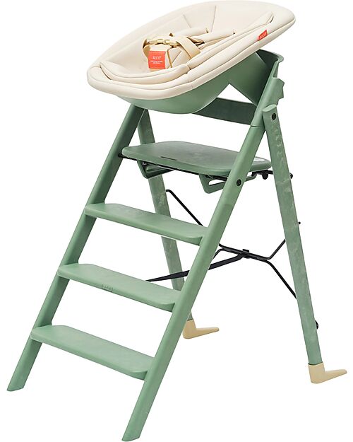 KAOS KLAPP High Chair + Newborn Set - Mineral Green - 100% Recycled Materials High Chairs