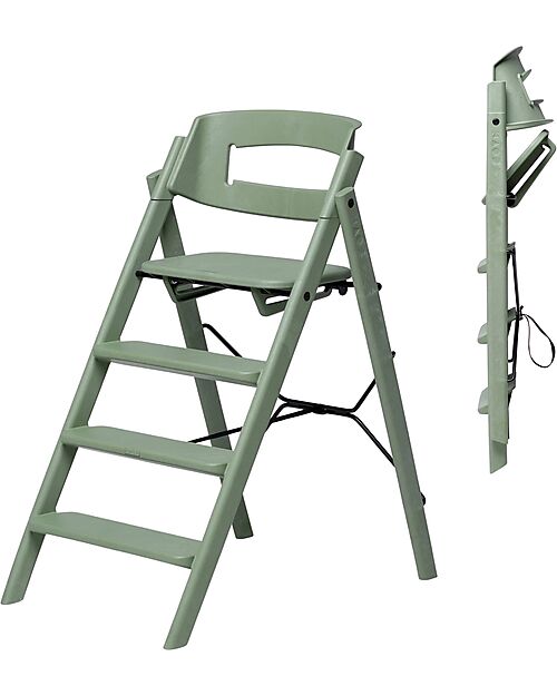 KAOS KLAPP High Chair + Newborn Set - Mineral Green - 100% Recycled Materials High Chairs