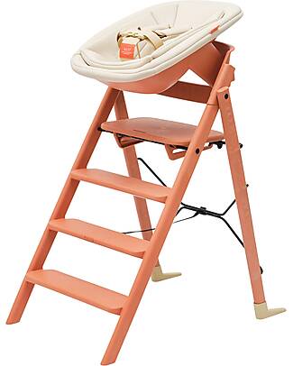 KAOS KLAPP High Chair + Newborn Set - Terracotta - 100% Recycled Materials High Chairs