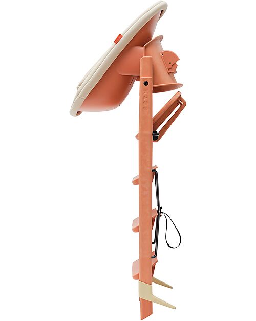 KAOS KLAPP High Chair + Newborn Set - Terracotta - 100% Recycled Materials High Chairs