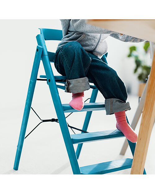 KAOS KLAPP High Chair - Swedish Blue - 100% Recycled Materials High Chairs