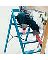 KAOS KLAPP High Chair - Swedish Blue - Foldable Space-Saving - 100% Recycled Materials High Chairs