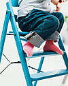 KAOS KLAPP High Chair - Swedish Blue - Foldable Space-Saving - 100% Recycled Materials High Chairs