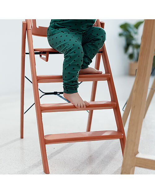 KAOS KLAPP High Chair - Terracotta Pink - 100% Recycled Materials High Chairs