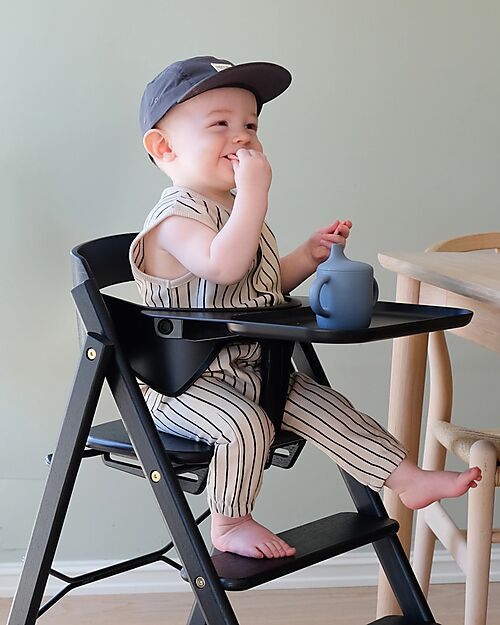 KAOS KLAPP High Chair Tray - Black - 6m+ Accessories for High Chairs