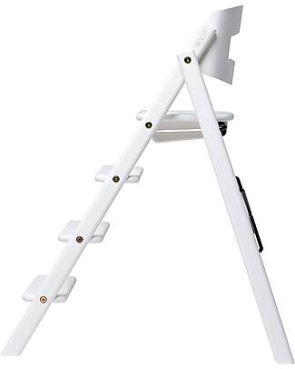 KAOS KLAPP High Chair - White - Foldable Space-Saving - Beech Wood High Chairs