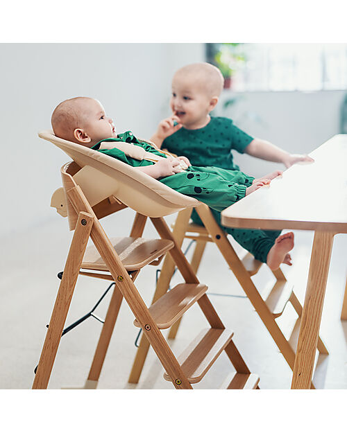 KAOS KLAPP Newborn Seat - Desert Sand - With 5-point Harness Accessories for High Chairs