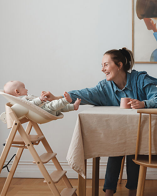 KAOS KLAPP Newborn Set - Desert Sand - With 5-point Harness Accessories for High Chairs