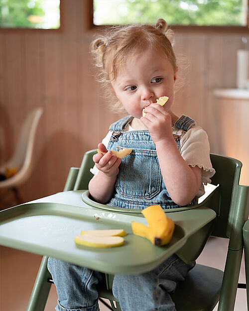 KAOS KLAPP Safety Rail + Tray Set for Convertible Chair - Green Accessories for High Chairs