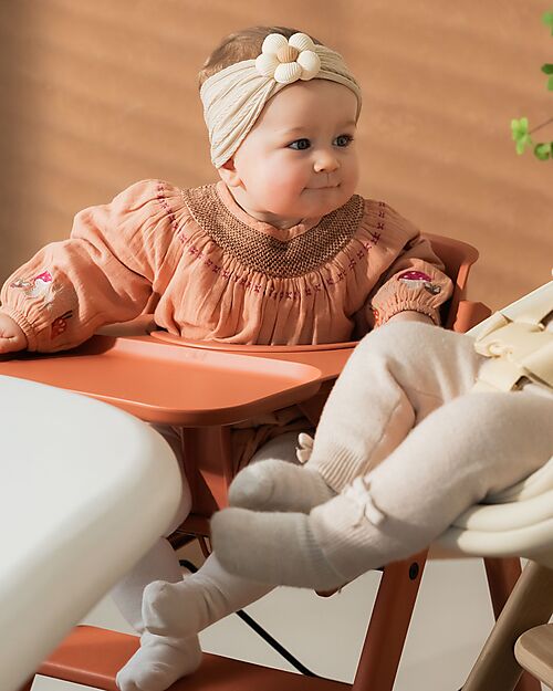 KAOS KLAPP Safety Rail + Tray Set for Convertible Chair - Moka Brown Accessories for High Chairs