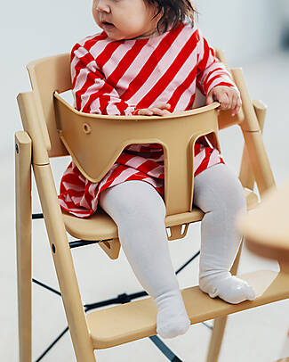 KAOS KLAPP Safety Rail + Tray Set for Convertible Chair - Sand Accessories for High Chairs