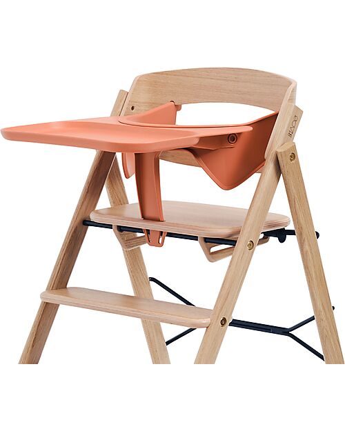 KAOS KLAPP Safety Rail + Tray Set for Convertible Chair - Terracotta Pink Accessories for High Chairs
