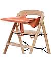 KAOS KLAPP Safety Rail + Tray Set for Convertible Chair - Terracotta Pink Accessories for High Chairs