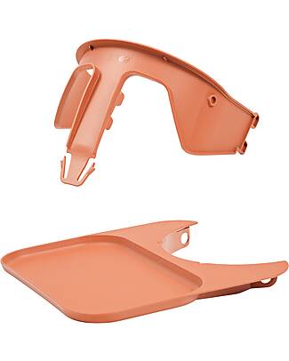 KAOS KLAPP Safety Rail + Tray Set for Convertible Chair - Terracotta Pink Accessories for High Chairs