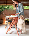 KAOS KLAPP Safety Rail + Tray Set for Convertible Chair - Terracotta Pink Accessories for High Chairs