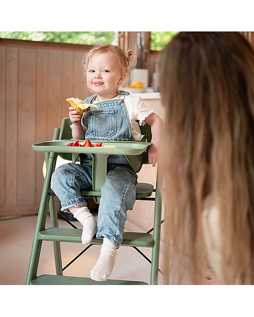 KAOS KLAPP Safety Rail + Tray Set for Evolutionary Chair - Green Accessories for High Chairs