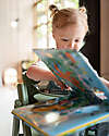 KAOS KLAPP Safety Rail + Tray Set for Evolutionary Chair - Green Accessories for High Chairs