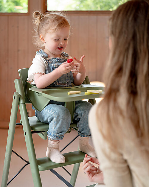 KAOS KLAPP Safety Rail + Tray Set for Evolutionary Chair - Green Accessories for High Chairs
