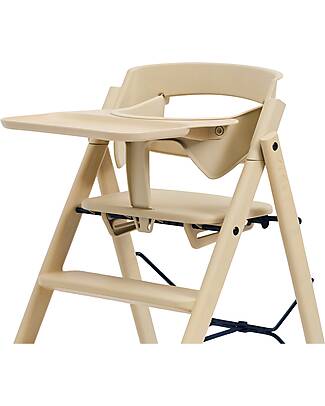 KAOS KLAPP Safety Rail + Tray Set for Evolutionary Chair - Sand Accessories for High Chairs