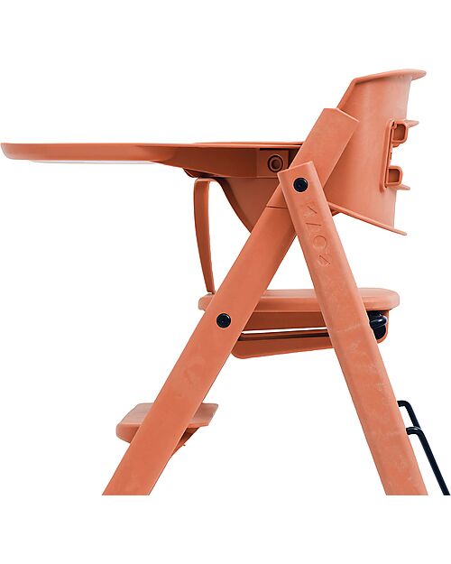 KAOS KLAPP Safety Rail + Tray Set for Evolutionary Chair - Terracotta Pink Accessories for High Chairs