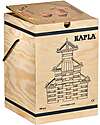 Kapla Kapla 280, Wood Tablets + Technical Booklet + Ecru Art Book, Natural - Fun and educational! Wooden Blocks and Construction Sets