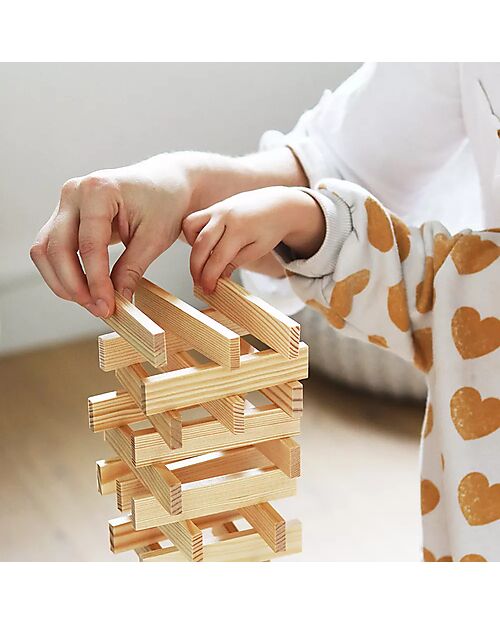 Kapla Kapla 280, Wood Tablets + Technical Booklet + Ecru Art Book, Natural - Fun and educational! Wooden Blocks and Construction Sets