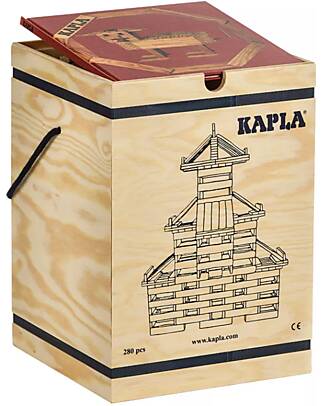 Kapla Kapla 200, Wood Tablets + Technical Booklet, Natural - Fun and  educational! unisex (bambini)