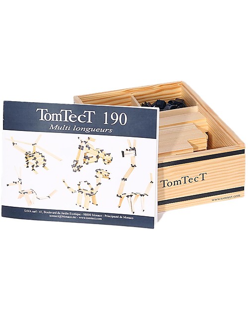 Kapla Kapla TomTecT-90 woods, 100 pliers - Fun and educational! Wooden Blocks and Construction Sets