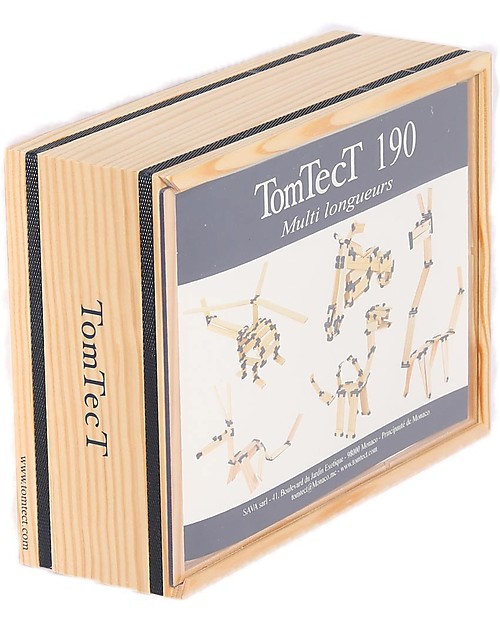 Kapla Kapla TomTecT-90 woods, 100 pliers - Fun and educational! Wooden Blocks and Construction Sets