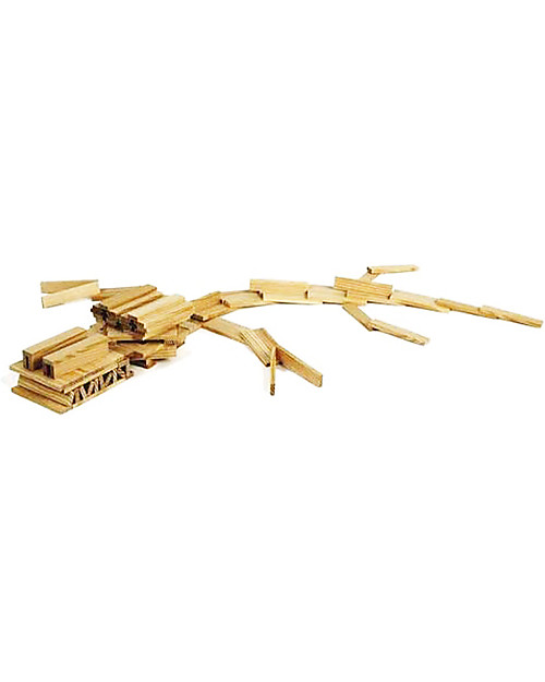 Kapla Kapla TomTecT-90 woods, 100 pliers - Fun and educational! Wooden Blocks and Construction Sets