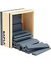 Kapla Set of 40 Planks - Blue - Wood - Funny and Educational! Wooden Blocks and Construction Sets