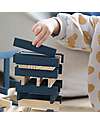 Kapla Set of 40 Planks - Blue - Wood - Funny and Educational! Wooden Blocks and Construction Sets