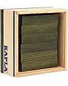 Kapla Set of 40 Planks - Green - Wood - Funny and Educational! Wooden Blocks and Construction Sets