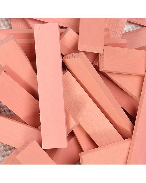 Pink wooden blocks on sale