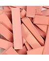 Kapla Set of 40 Planks - Pink - Wood - Funny and Educational! Wooden Blocks and Construction Sets