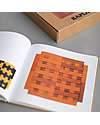 Kapla Set of 40 Planks With Art Book - Red and Orange -  Wood Wooden Blocks and Construction Sets