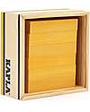 Kapla Set of 40 Planks - Yellow - Wood - Funny and Educational! Wooden Blocks and Construction Sets