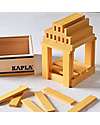 Kapla Set of 40 Planks - Yellow - Wood - Funny and Educational! Wooden Blocks and Construction Sets