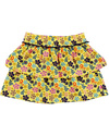 Katvig Wildflowers Skirt Multicoloured Flowers on Yellow - Organic Skirts