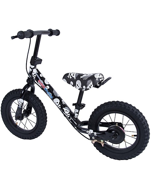 Kiddimoto Balance Bike Super Junior Maxi, Skulls and Cross Bones Balance Bikes