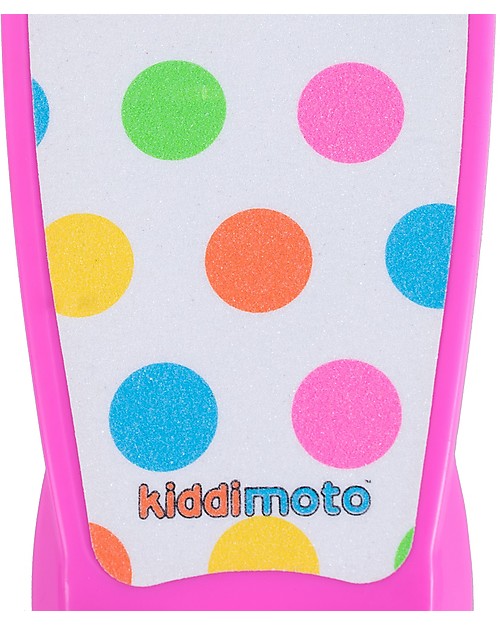 Kiddimoto Foldable Kids 3 Wheeled Scooter U-Zoom, Pastel Dotty Scooters