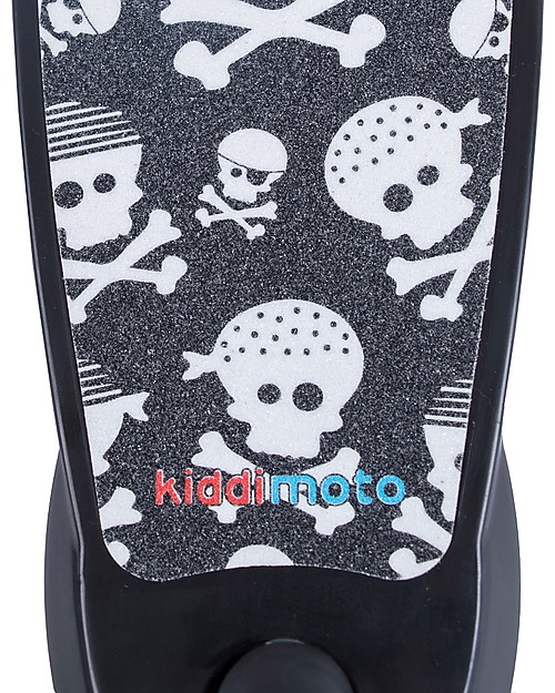 Kiddimoto Foldable Kids 3 Wheeled Scooter U-Zoom, Skulls and Cross Bones Scooters