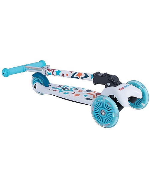 Kiddimoto Foldable Kids 3 Wheeled Scooter U-Zoom, Stars Scooters