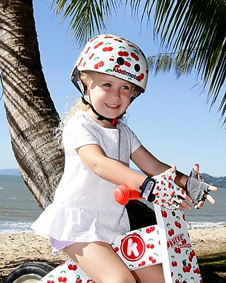 Kiddimoto Kids Bike Helmet, Cherry Bicycle Helmets