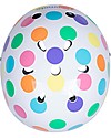 Kiddimoto Kids Bike Helmet, Pastel Dotty Bicycle Helmets