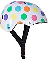 Kiddimoto Kids Bike Helmet, Pastel Dotty Bicycle Helmets