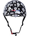 Kiddimoto Kids Bike Helmet, Skulls and Cross Bones Bicycle Helmets
